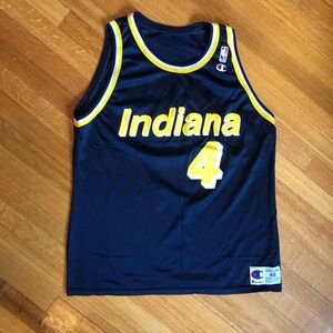 Vintage Champion 1998 Indiana Pacers Travis Best Jersey